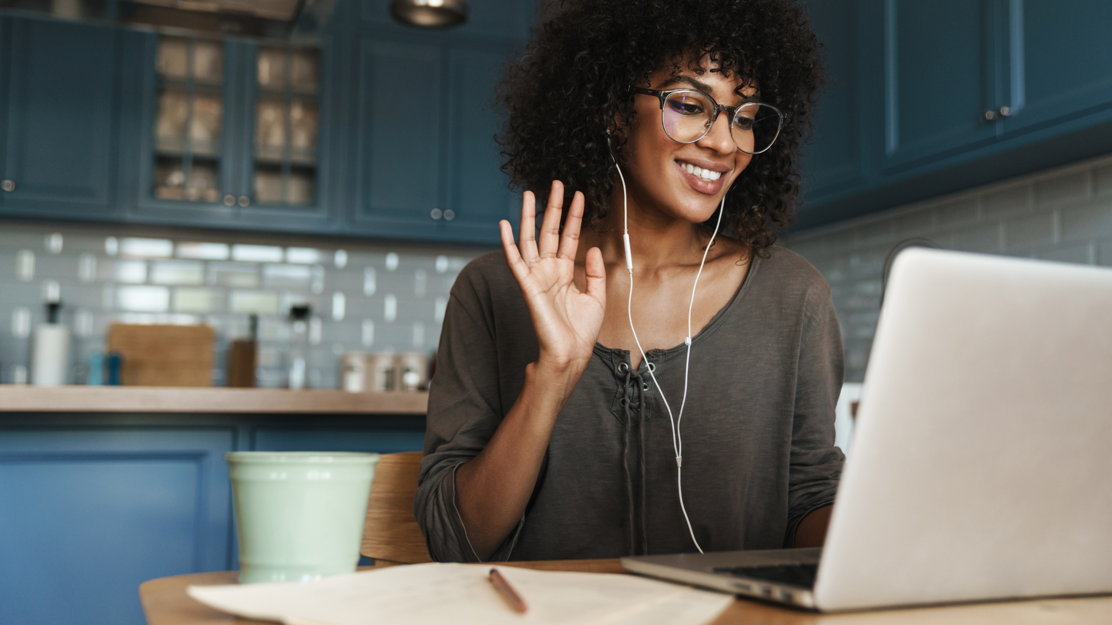 Brand marketer on discovery call discussing Spark Codes and Partnership Ads strategy with agency